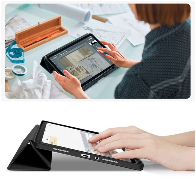 Ovitek Sc Pen za Xiaomi Redmi Pad 2 11.0, črna, Tech-Protect