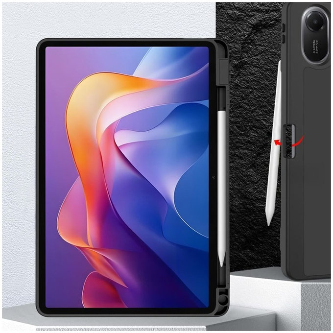 Ovitek Sc Pen za Xiaomi Redmi Pad 2 11.0, črna, Tech-Protect