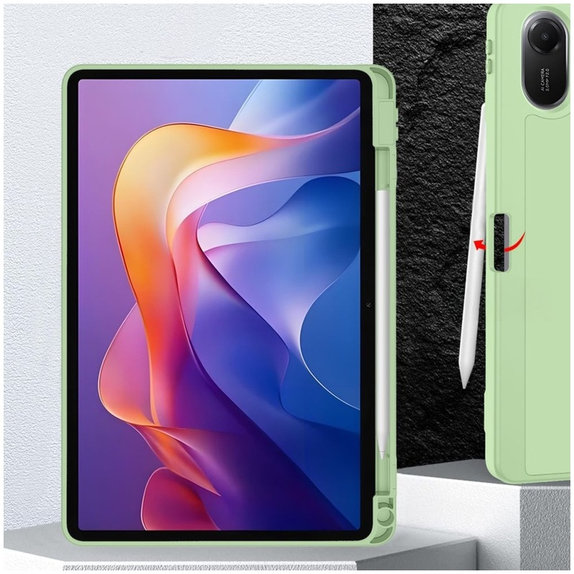 Ovitek Sc Pen za Xiaomi Redmi Pad 2 11.0 Matcha Green, Tech-Protect