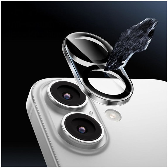 Zaščita kamere Cam Fit+ za iPhone 17, prozorna, Tech-Protect