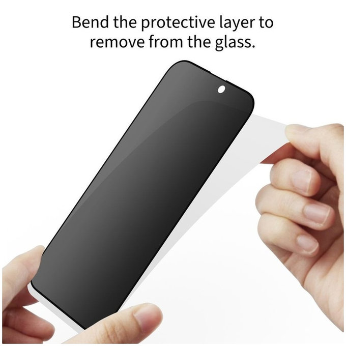 Privacy kaljeno steklo Glass Spy+ 2-PACK za iPhone 16 Pro / 17 / 17 Pro, privacy, Tech-Protect
