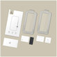 Kaljeno steklo Quick Set+ 2-PACK za iPhone 17, črna, Tech-Protect