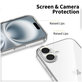 Zaščitni ovitek FlexAir za iPhone 17, číre, Tech-Protect
