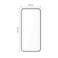 Kaljeno steklo Quick Set+ 2-PACK za iPhone 15 Pro, črna, Tech-Protect