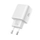 Omrežni polnilnik NCA20 2-PORT PD 20W / QC3.0 + Lightning Cable, bela, Tech-Protect