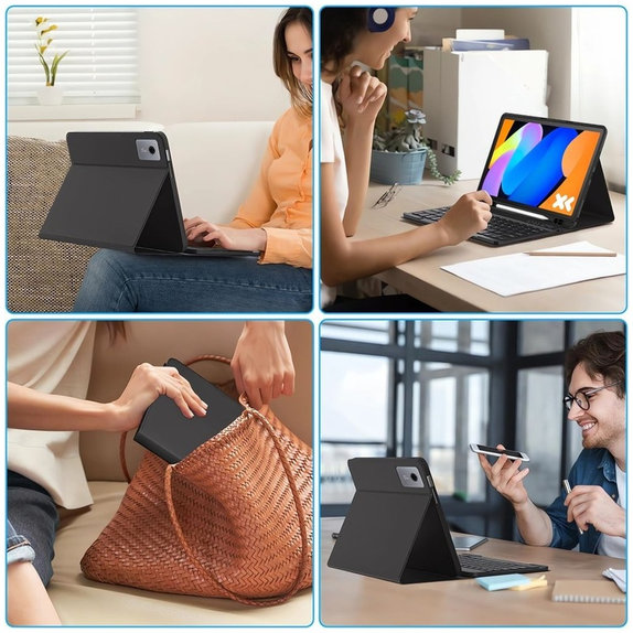 Ovitek Sc Pen + Keyboard za Lenovo Idea Tab / K11 Gen 2 11.0 TB-336, črna, Tech-Protect