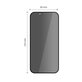 Privacy kaljeno steklo Quick Set Spy+ 2-PACK za iPhone 13 / 13 Pro / 14 / 16E / 17E, privacy, Tech-Protect
