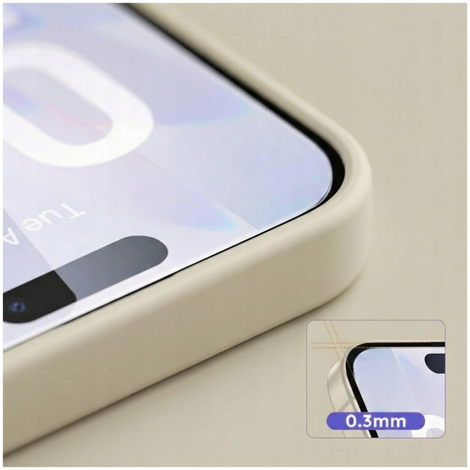 Kaljeno steklo Glass Fit+ 2-PACK za Motorola Edge 50 Neo / 60 Neo, črna, Tech-Protect