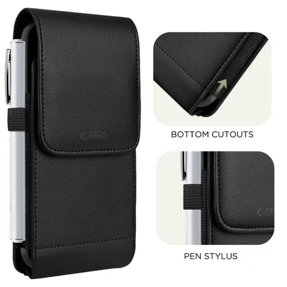 Univerzalni ovitek za telefon SM75 5.8-6.8 Inch, črn, Tech-Protect