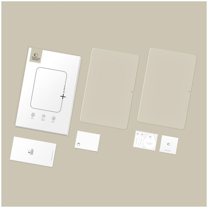 Kaljeno steklo Glass Fit+ 2-PACK za Xiaomi Poco Pad M1 / Redmi Pad Pro / 2 Pro 12.1, prozorna, Tech-Protect