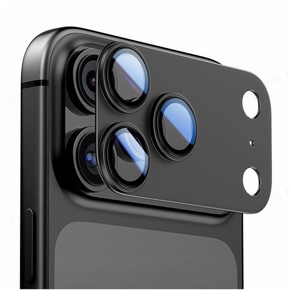 Zaščita kamere Camfull Fit+ za iPhone 17 Pro Max, Deep Blue, Tech-Protect