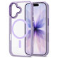 Ovitek MagMat MagSafe za iPhone 17, Lavender/Clear, Tech-Protect
