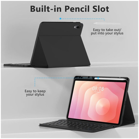 Ovitek Sc Pen + Keyboard za Samsung Tab S11 11.0 X730 / X736B, črna, Tech-Protect