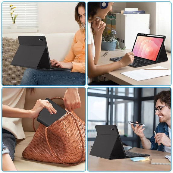 Ovitek Sc Pen + Keyboard za Samsung Tab S11 11.0 X730 / X736B, črna, Tech-Protect
