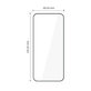 Kaljeno steklo Quick Set+ 2-Pack za Samsung S26, Black, Tech-Protect