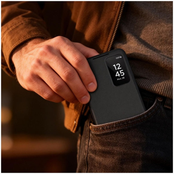 Ovitek Smart Wallet za Samsung S26, Matte Black, Tech-Protect
