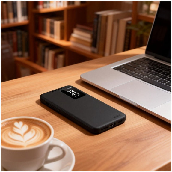 Ovitek Smart Wallet za Samsung S26, Matte Black, Tech-Protect