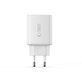 Omrežni polnilnik NCA65W-GAN 3-PORT PD 65W / QC3.0, bela, Tech-Protect