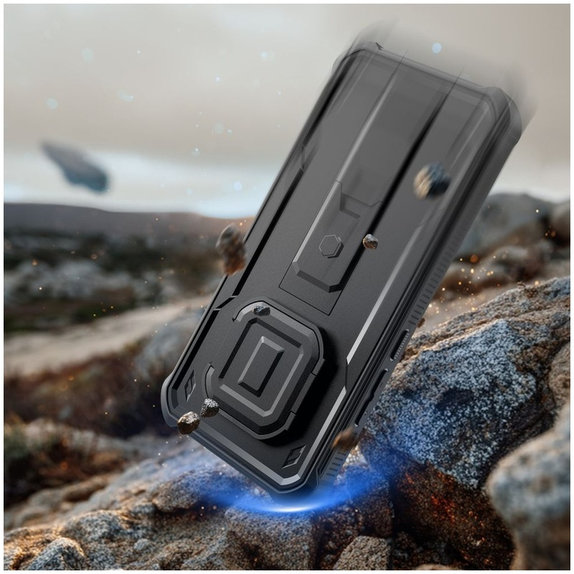 Ovitek Kevlar Cam+ z 2 sprednjima okvirjema za Xiaomi Redmi Note 15 Pro 5G, črna, Tech-Protect