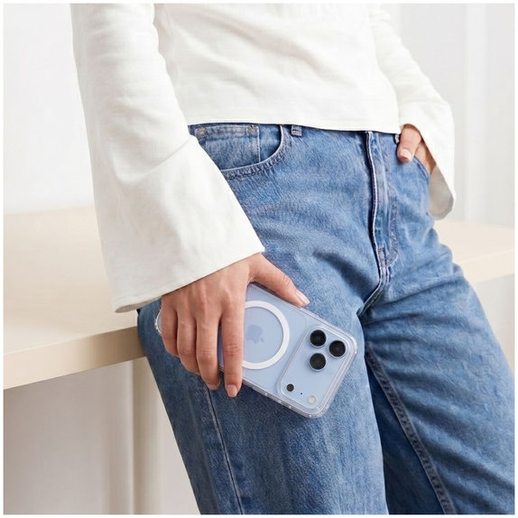 Zaščitni ovitek FlexAir Hybrid MagSafe za iPhone 17 Pro Max / 18 Pro Max, číre, Tech-Protect