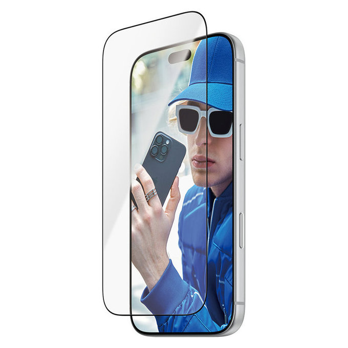 Kaljeno steklo UWF z aplikatorjem za iPhone 18 Pro/17 Pro, Črna, PanzerGlass