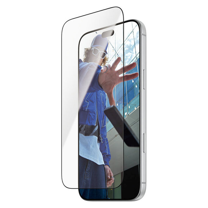 Kaljeno steklo UWF z aplikatorjem za iPhone 18 Pro Max/17 Pro Max, Črna, PanzerGlass