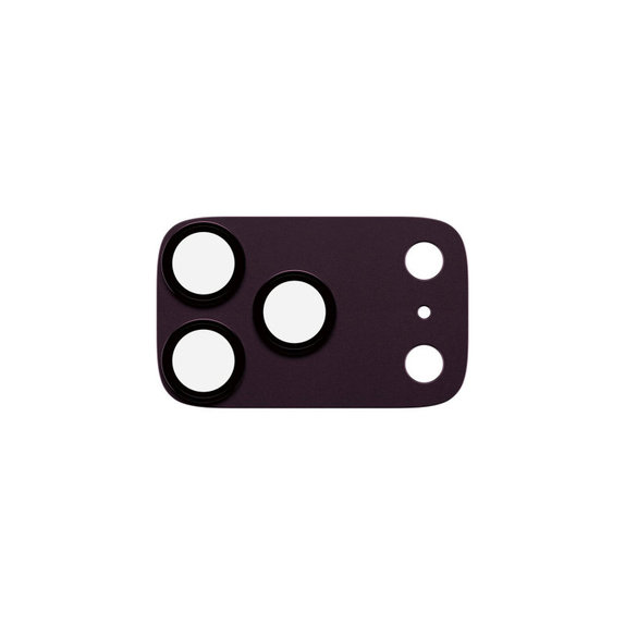 Zaščita objektiva Fender za iPhone 18 Pro, Dark Cherry, PanzerGlass
