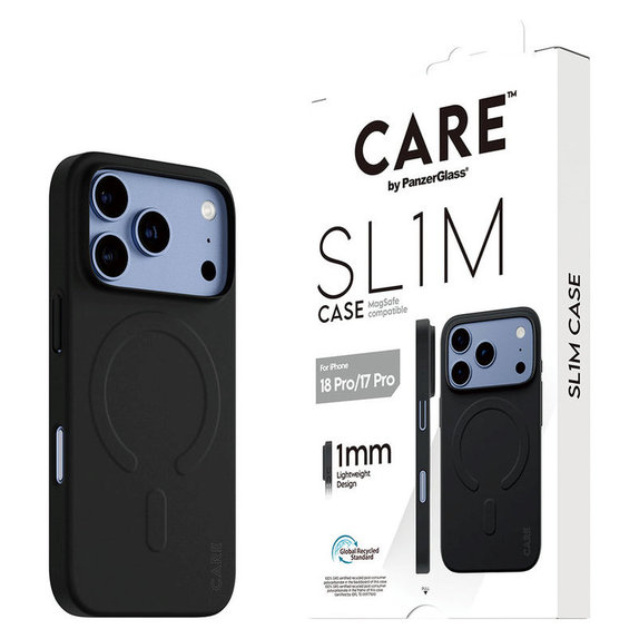 Ovitek SL1M z MagSAFE za iPhone 18 Pro/17 Pro/16e, Črna, PanzerGlass