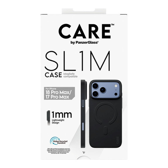 Ovitek SL1M z MagSAFE za iPhone 18 Pro Max/17 Pro Max/16e, Črna, PanzerGlass