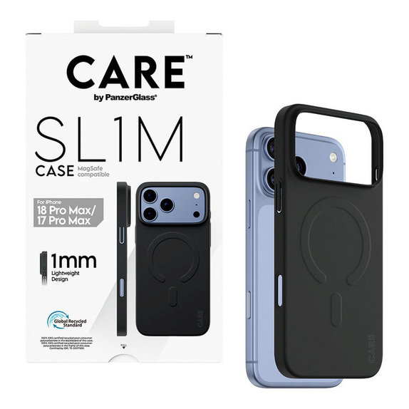 Ovitek SL1M z MagSAFE za iPhone 18 Pro Max/17 Pro Max/16e, Črna, PanzerGlass