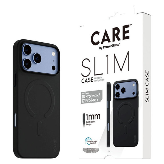 Ovitek SL1M z MagSAFE za iPhone 18 Pro Max/17 Pro Max/16e, Črna, PanzerGlass