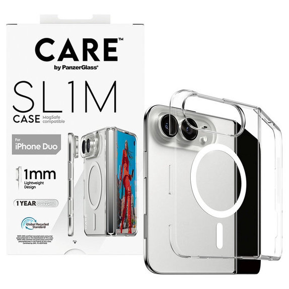 Ovitek SL1M z MagSafe za iPhone Duo, Prozoren, PanzerGlass