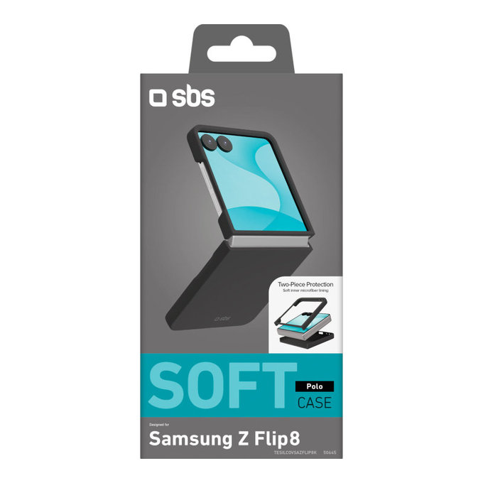 Ovitek Instinct za Samsung Galaxy Z Flip8, Črna, SBS