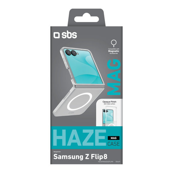 Ovitek Haze Mag za Samsung Galaxy Z Flip8, Prozorna, SBS