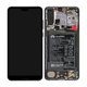 Huawei P20 Pro CLT-L29, CLT-L09 - LCD zaslon + steklo na dotik + okvir + baterija (Twilight) - 02351WTU Genuine Service Pack