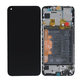 Huawei P Smart (2019), P Smart Plus (2019) - LCD zaslon + steklo na dotik + okvir + baterija (Midnight Black) - 02352JEY, 02352JFA Genuine Service Pack