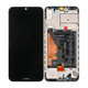 Huawei Y6 (2019) - LCD zaslon + steklo na dotik + okvir + baterija (Midnight Black) - 02352LVM, 02352LVN Genuine Service Pack