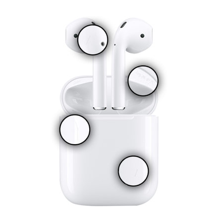 Apple AirPods (2nd Gen) z Brezžično Torbico A Prenovljen