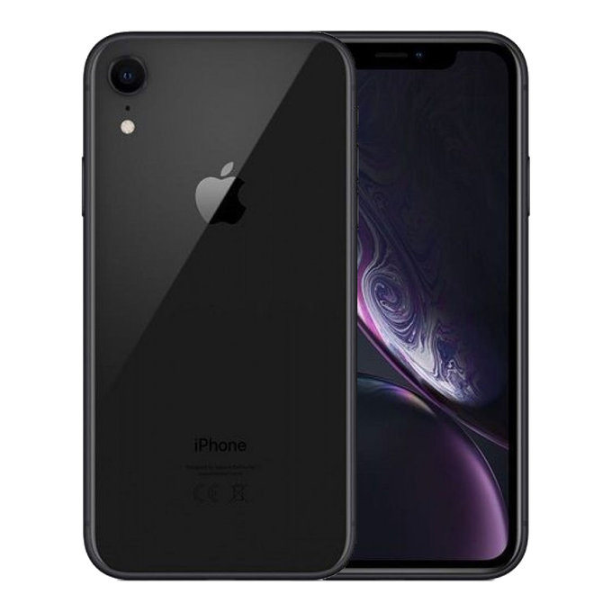 Apple iPhone XR Black 64GB (No Face ID) Prenovljen