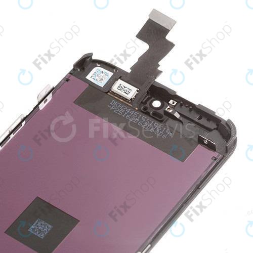 Apple iPhone 5C - LCD zaslon + steklo na dotik + okvir (Black) TFT