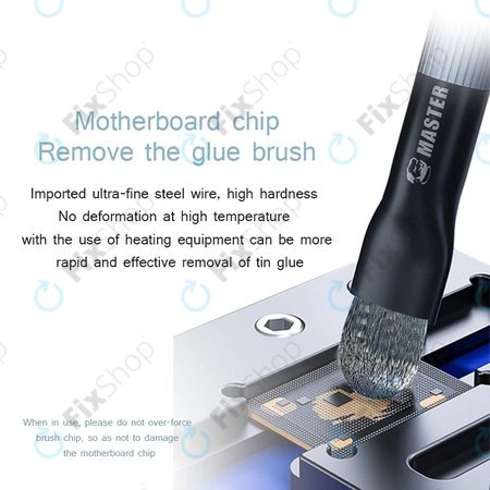 Mechanic - Jeklena krtača za PCB/BGA za čiščenje IC blazinic in odstranjevanje lepila