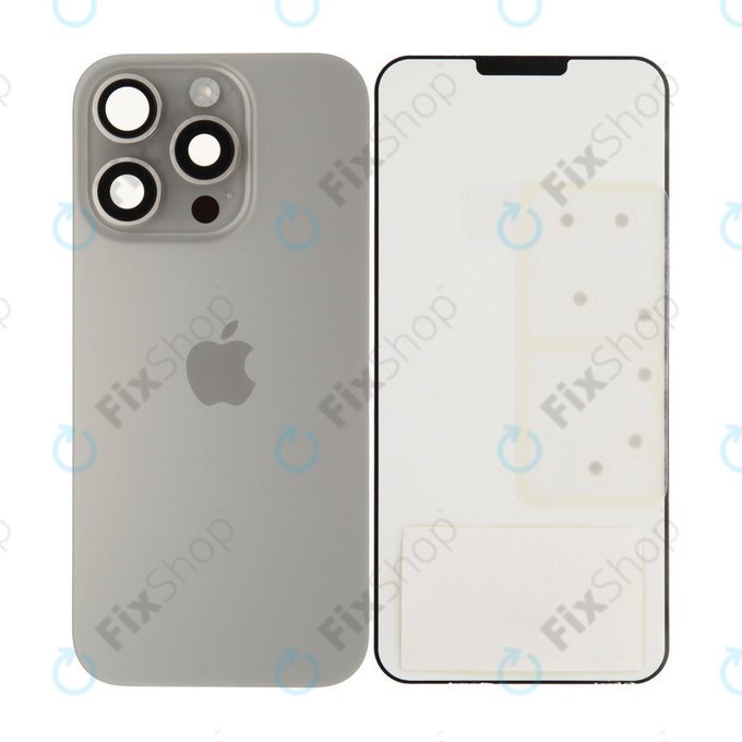 Steklo zadnjega ohišja za iPhone 16 Pro | Natural Titanium | 661-42725 | Genuine Apple