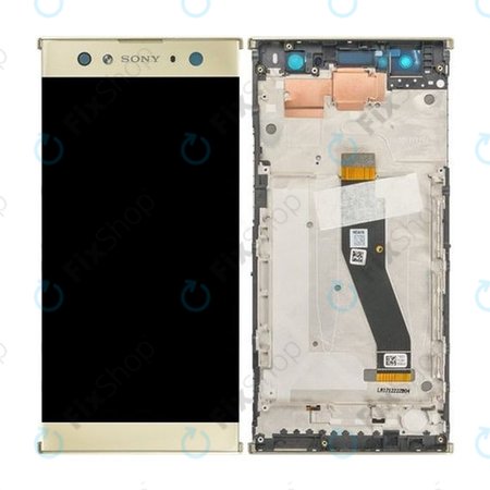 Sony Xperia XA2 Ultra Dual - LCD zaslon + steklo na dotik + okvir (Gold) - 78PC2300040 Genuine Service Pack