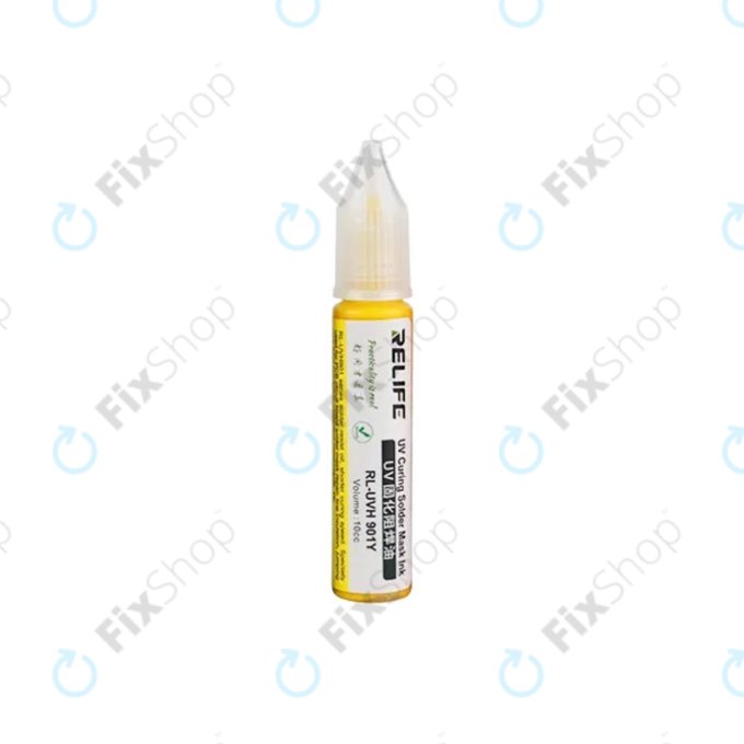Relife RL-901Y - UV utrjujoča spajkalna maska - 10ml (Rumena)