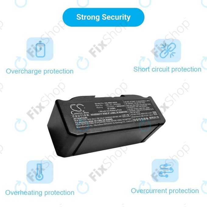 iRobot Roomba e-series, i-series - Baterija ABL-D1, 4624864, ABL-D2 Li-Ion 14.4V 6800mAh HQ