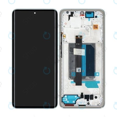 Xiaomi Redmi Note 14 Pro+ 5G 24094RAD4G - LCD zaslon + steklo na dotik + okvir (Frost Blue) - 5600170O16U00 Genuine Service Pack