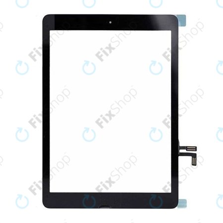 Apple iPad Air - Steklo na dotik + gumb Domov (Black)