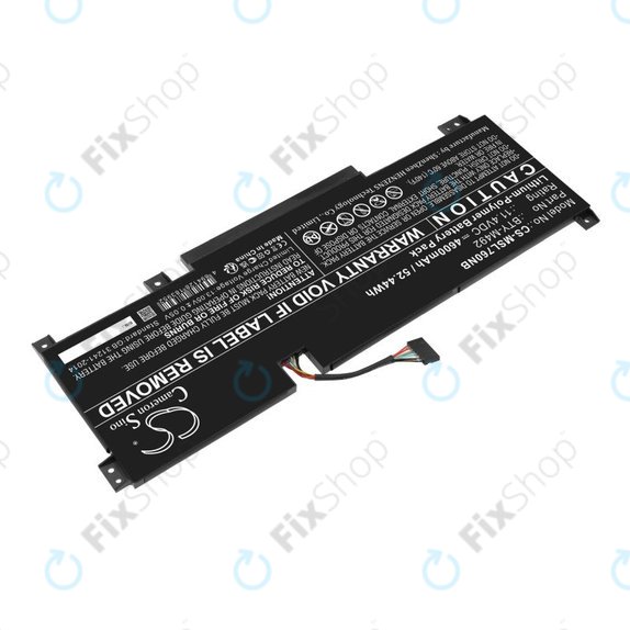 Baterija za MSI Pulse GL76, Katana GF66, Bravo 15, Crosshair 17, 4600mAh, Li-Pol, 11.4V, BTY-M492, HQ