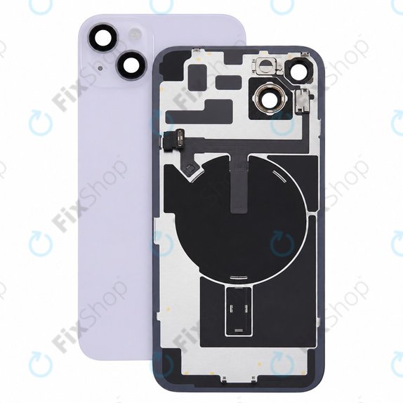 Steklo zadnjega ohišja za iPhone 14 Plus, Purple, Pulled A