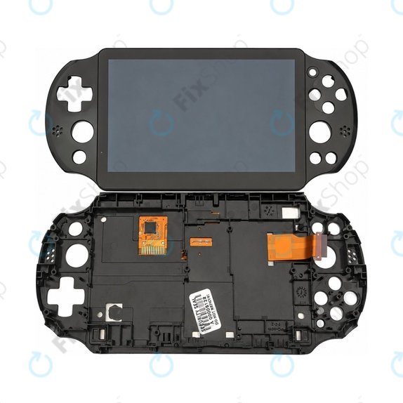 Sony Playstation Vita 1000 - LCD zaslon + steklo na dotik + okvir (Black) Refurbished